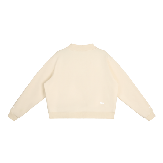 Essential Fleece Mock-Neck Crew Sweatshirt ODMPOD
