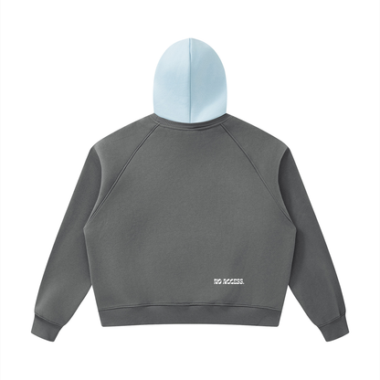 Unisex Fleece Raglan Color Block Hoodie ODMPOD