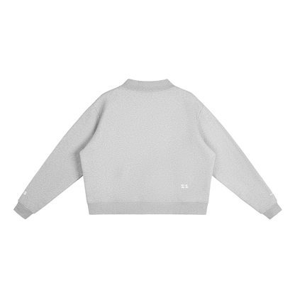 Essential Fleece Mock-Neck Crew Sweatshirt ODMPOD