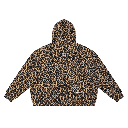 Unisex Leopard Full Zip Hoodie ODMPOD