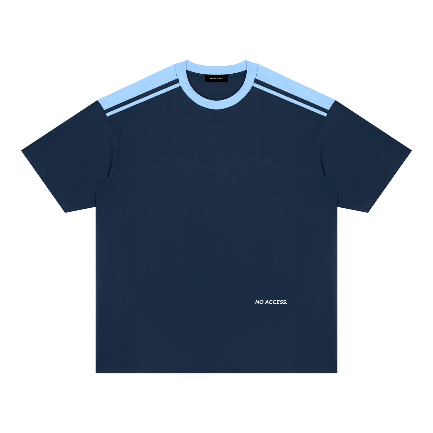 Unisex Color Block Loose T-Shirt ODMPOD