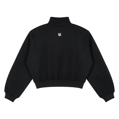 Women’s Loose Fleece Quarter-Zip Sweatshirt ODMPOD