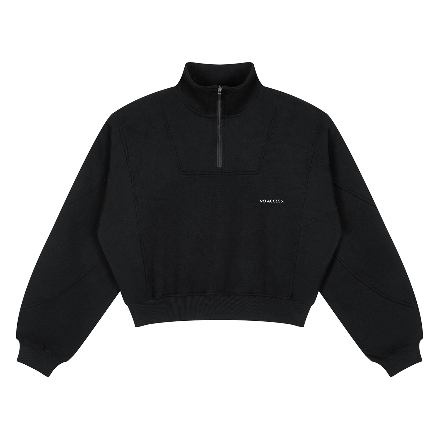 Women’s Loose Fleece Quarter-Zip Sweatshirt ODMPOD