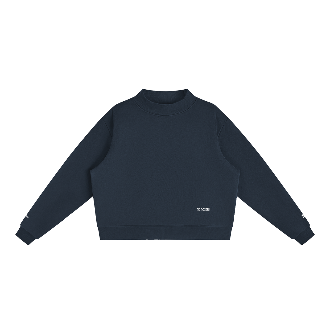 Essential Fleece Mock-Neck Crew Sweatshirt ODMPOD