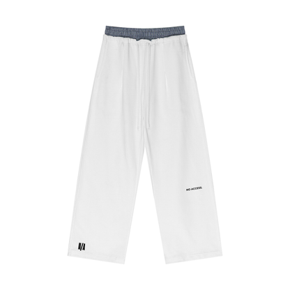 CORE SWEATPANTS / PLAID CONTRAST