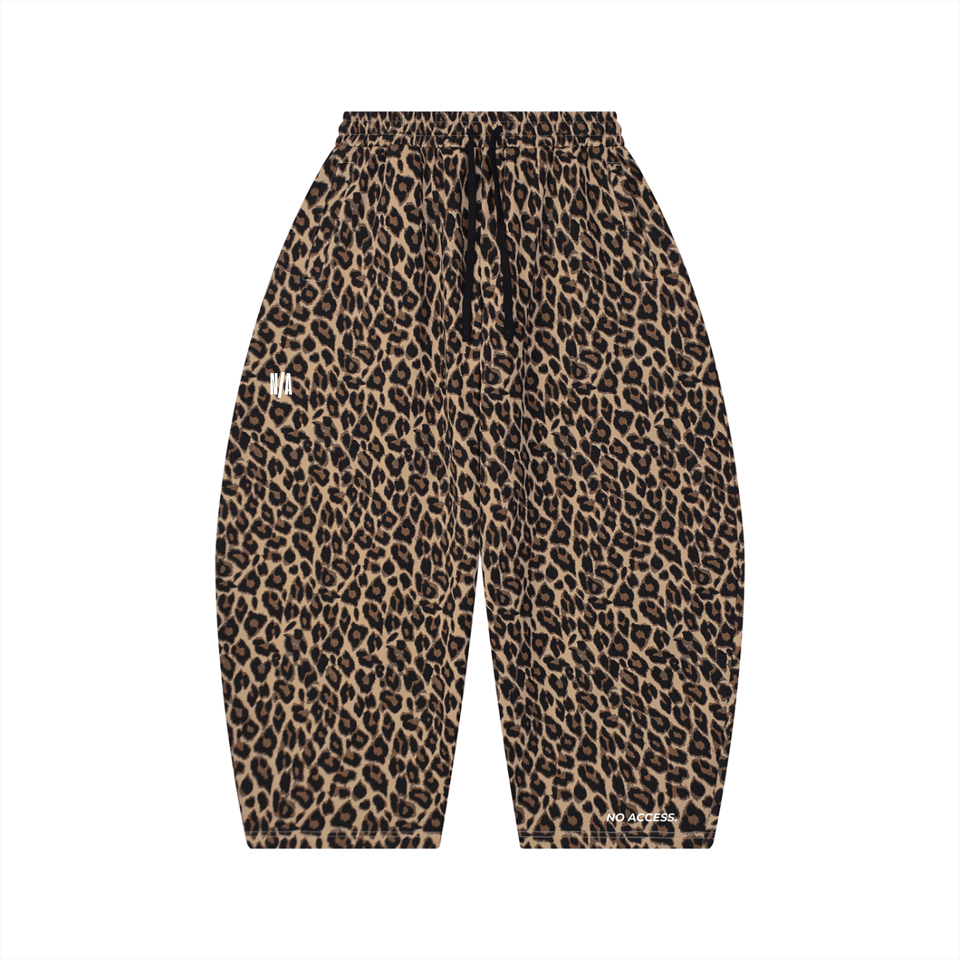 Unisex Leopard Barrel Leg Sweatpants ODMPOD