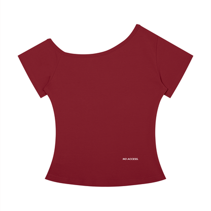 Women’s Off-the-Shoulder T-Shirt ODMPOD