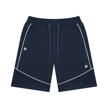 Unisex Piping Color Block Shorts ODMPOD