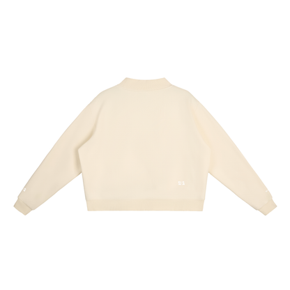 Essential Fleece Mock-Neck Crew Sweatshirt ODMPOD
