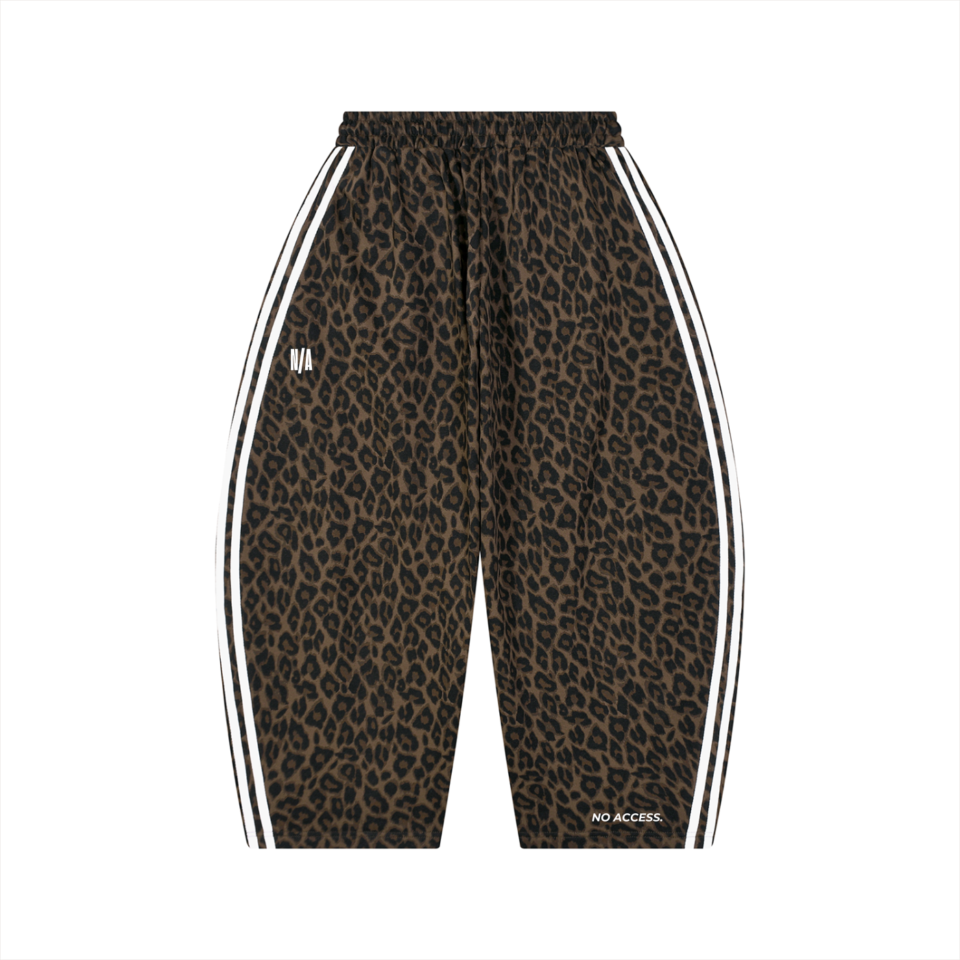 Unisex Leopard Barrel Leg Sweatpants ODMPOD
