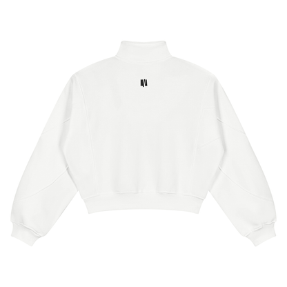 Women’s Loose Fleece Quarter-Zip Sweatshirt ODMPOD