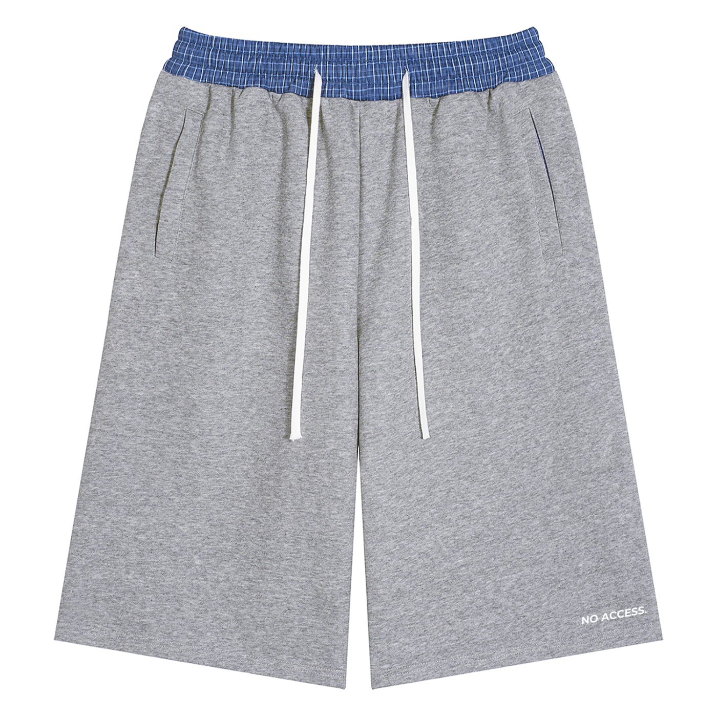Unisex Plaid Waistband Shorts ODMPOD