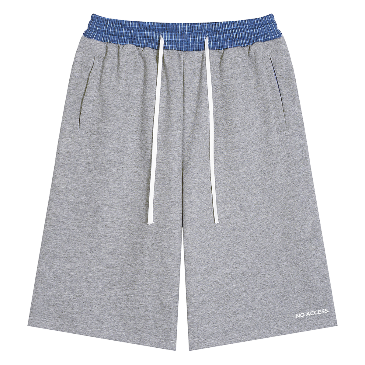Unisex Plaid Waistband Shorts ODMPOD
