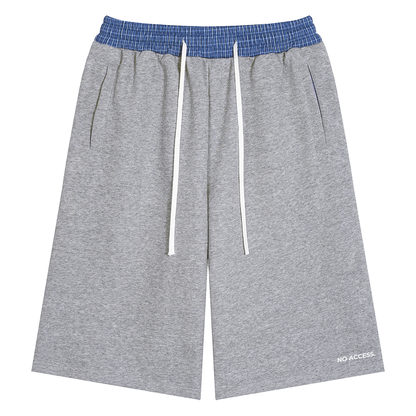 Unisex Plaid Waistband Shorts ODMPOD