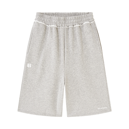 Unisex Raw Edge Fleece Shorts ODMPOD
