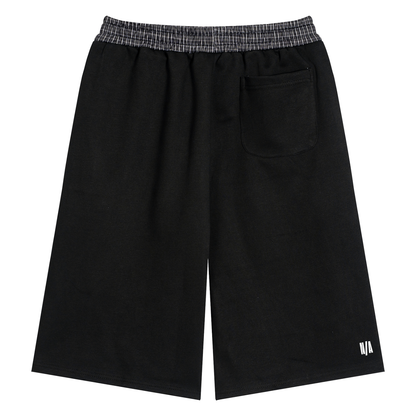 Unisex Plaid Waistband Shorts ODMPOD