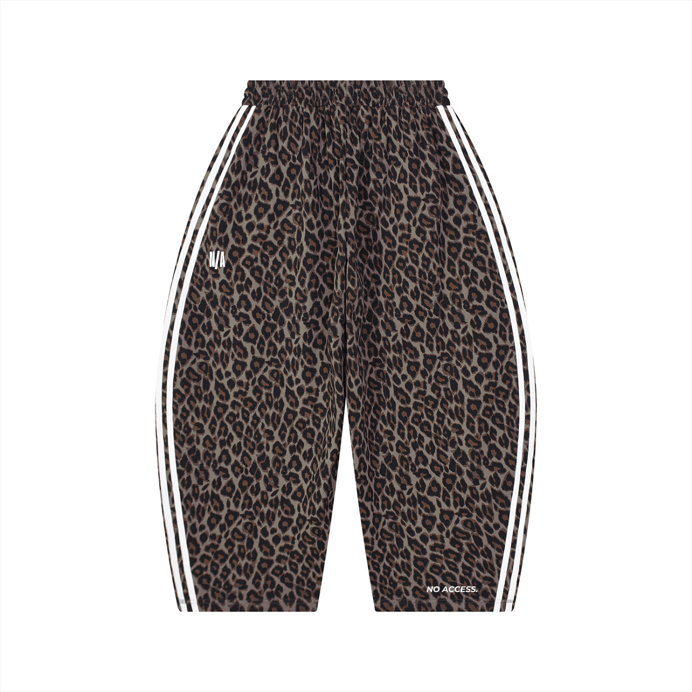 Unisex Leopard Barrel Leg Sweatpants ODMPOD