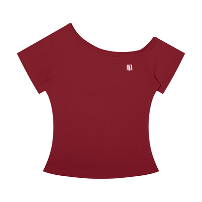 Women’s Off-the-Shoulder T-Shirt ODMPOD
