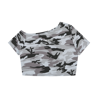 WAVE STATE FALLEN SHOULDER TEE / CAMO SET