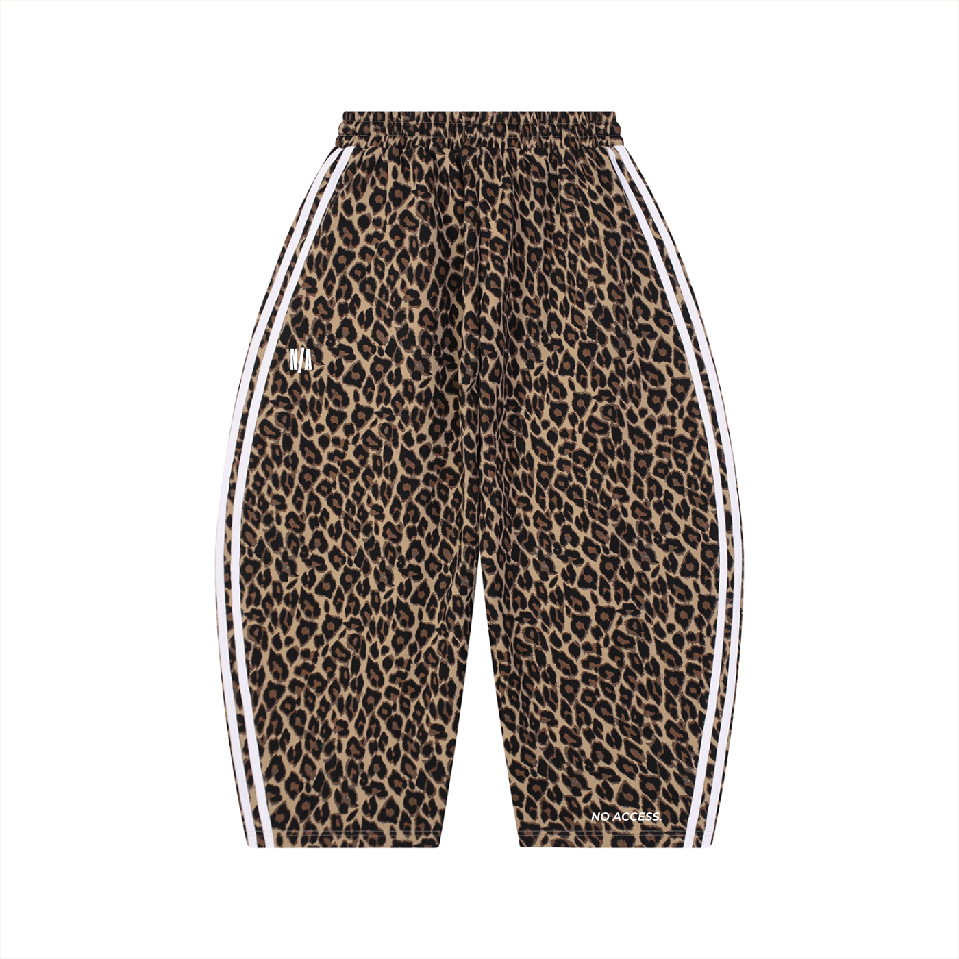 Unisex Leopard Barrel Leg Sweatpants ODMPOD