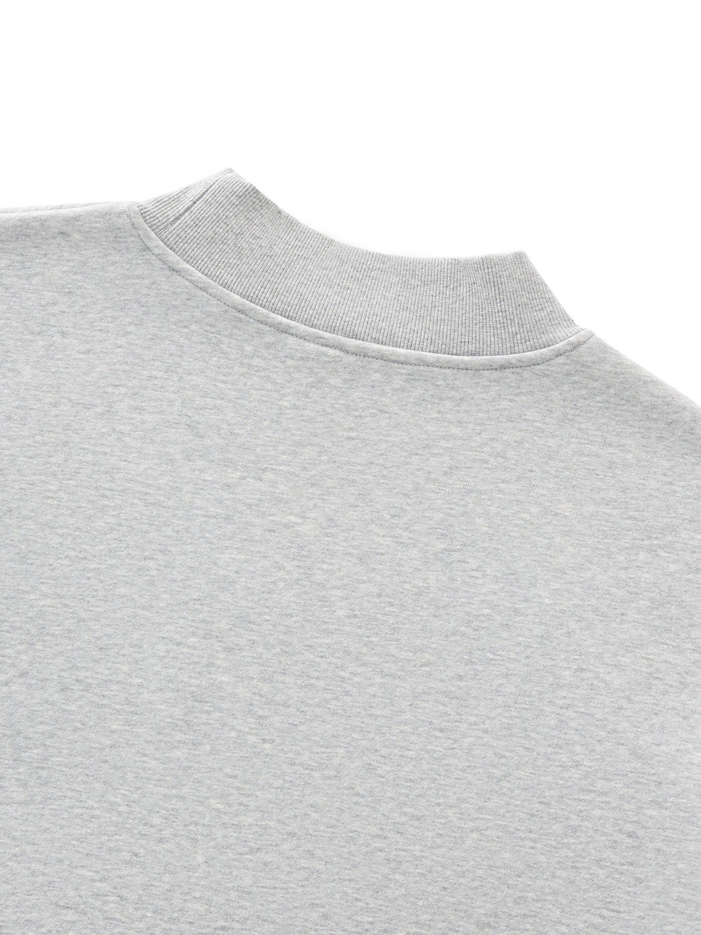 Essential Fleece Mock-Neck Crew Sweatshirt ODMPOD