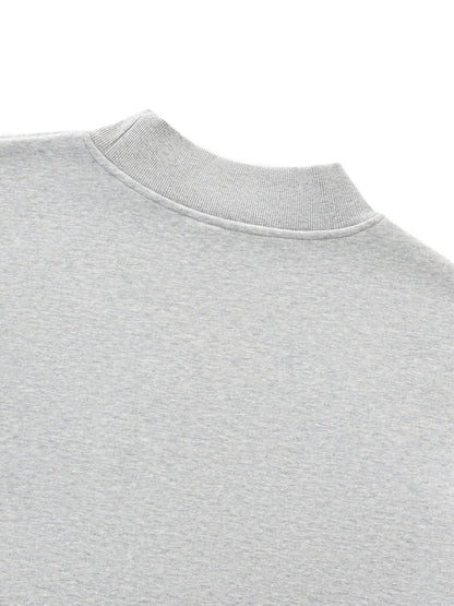 Essential Fleece Mock-Neck Crew Sweatshirt ODMPOD
