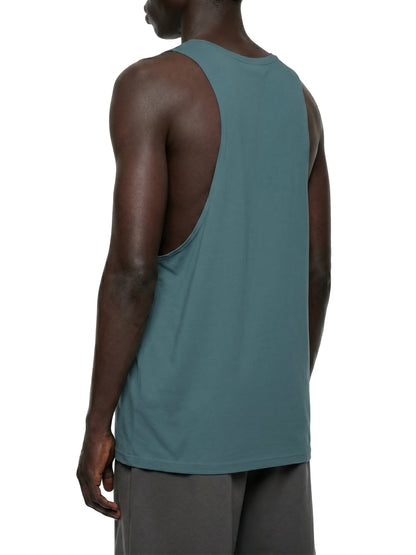 Men's Solid Color Crewneck Tank Top ODMPOD