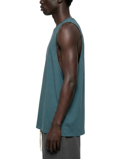 Men's Solid Color Crewneck Tank Top ODMPOD