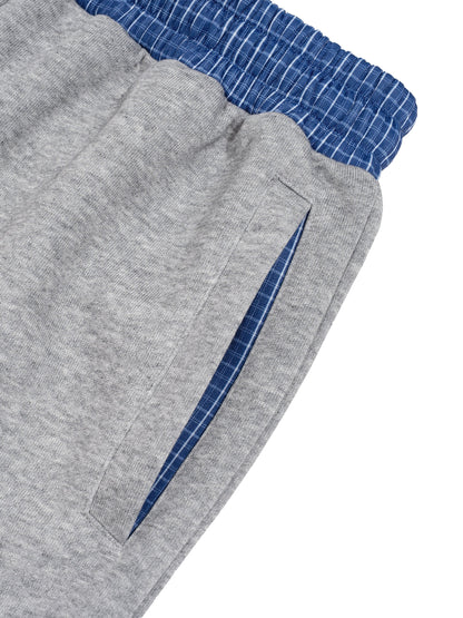 Unisex Plaid Waistband Shorts ODMPOD