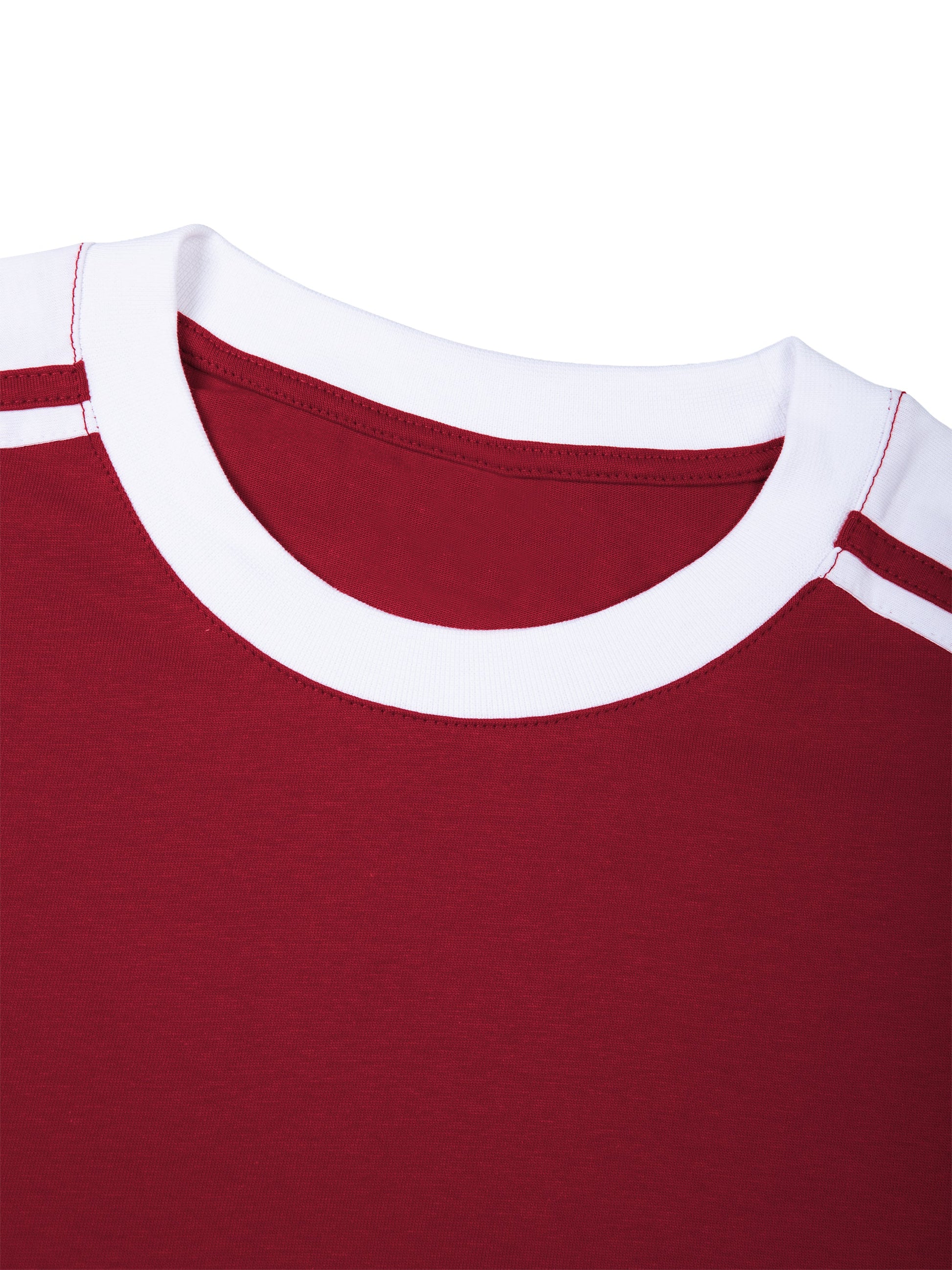 Unisex Color Block Loose T-Shirt ODMPOD