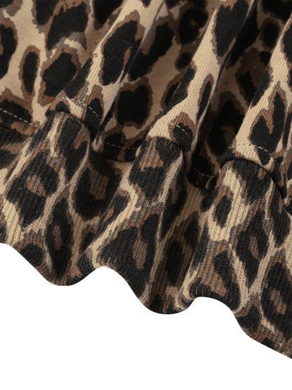 Unisex Leopard Full Zip Hoodie ODMPOD