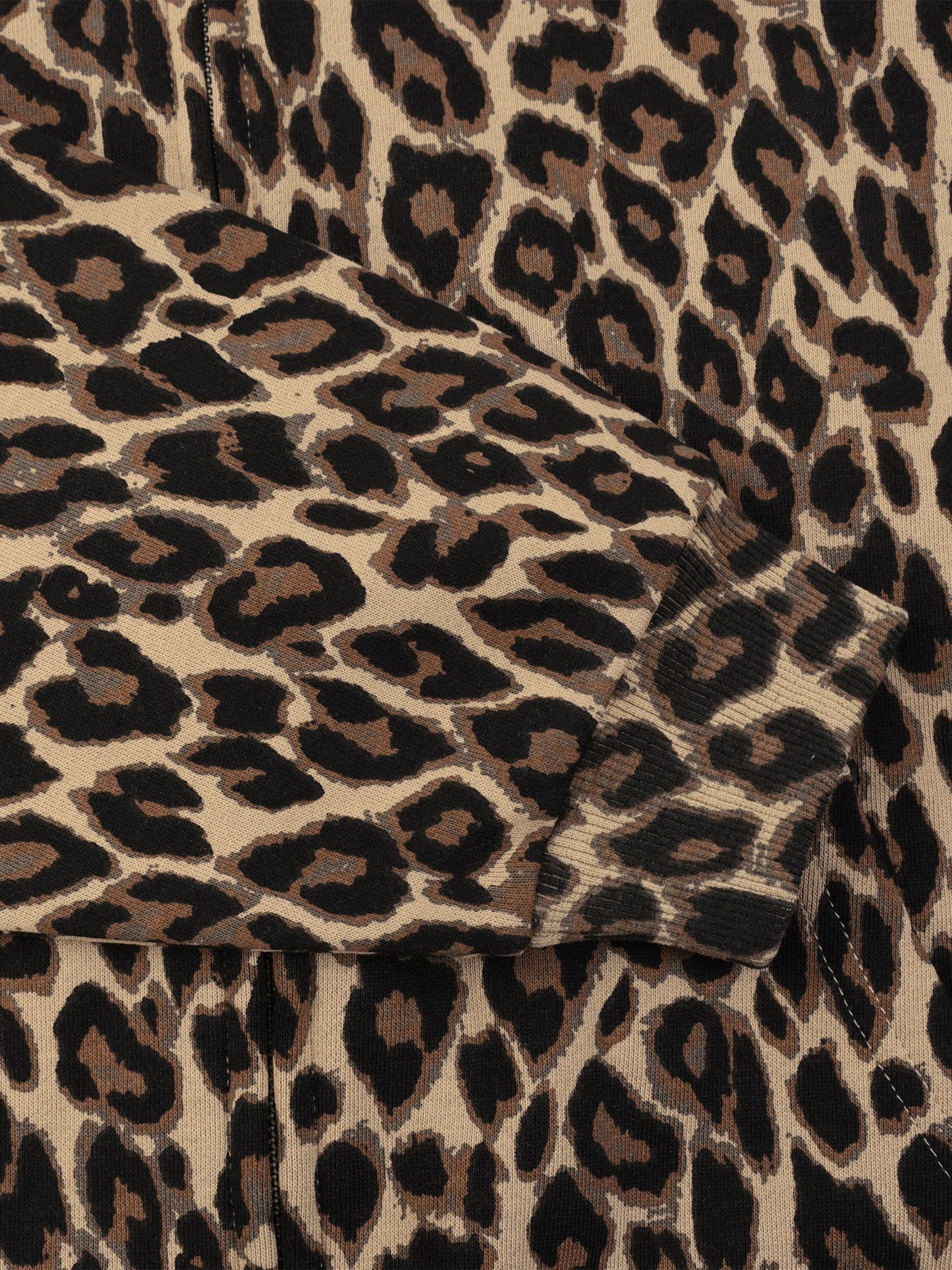 Unisex Leopard Full Zip Hoodie ODMPOD