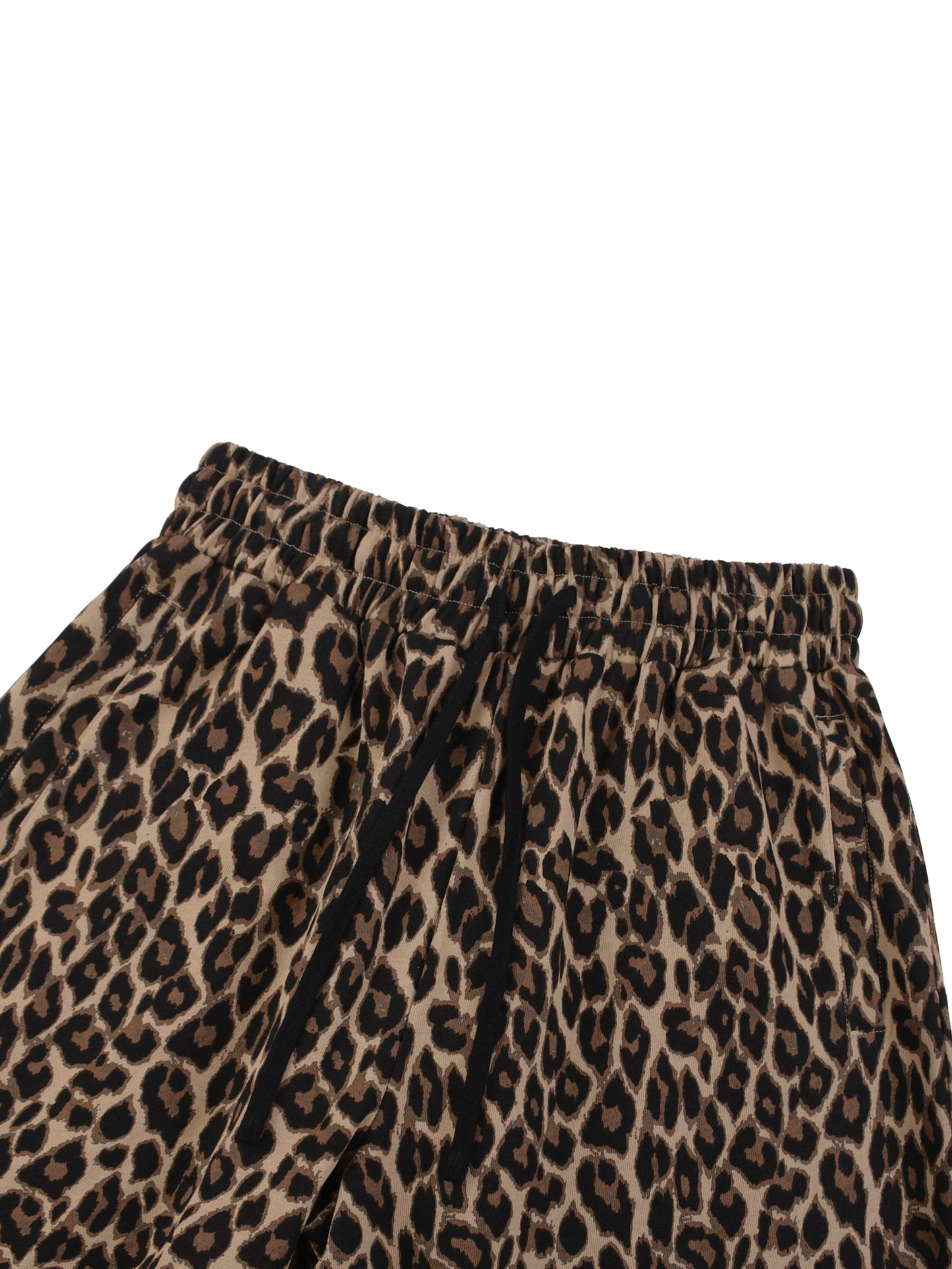 Unisex Leopard Barrel Leg Sweatpants ODMPOD