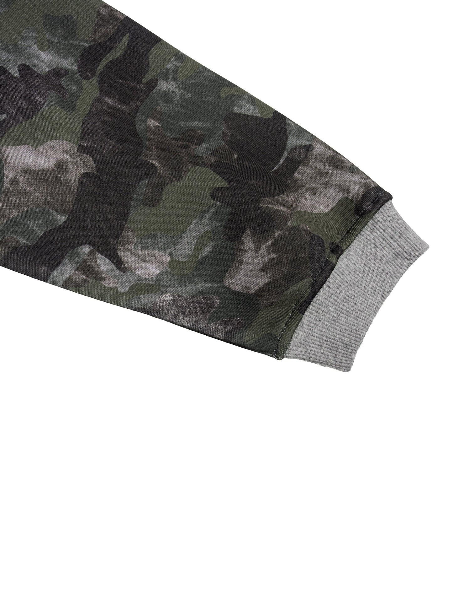 CORE ZIP HOODIE / CAMO COLOUR BLOCK ODMPOD