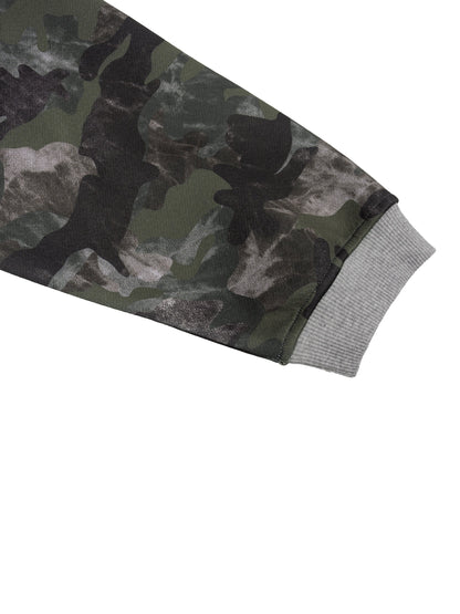 CORE ZIP HOODIE / CAMO COLOUR BLOCK ODMPOD