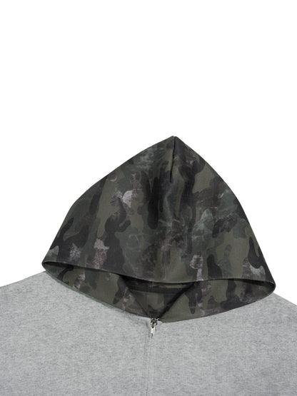 CORE ZIP HOODIE / CAMO COLOUR BLOCK ODMPOD
