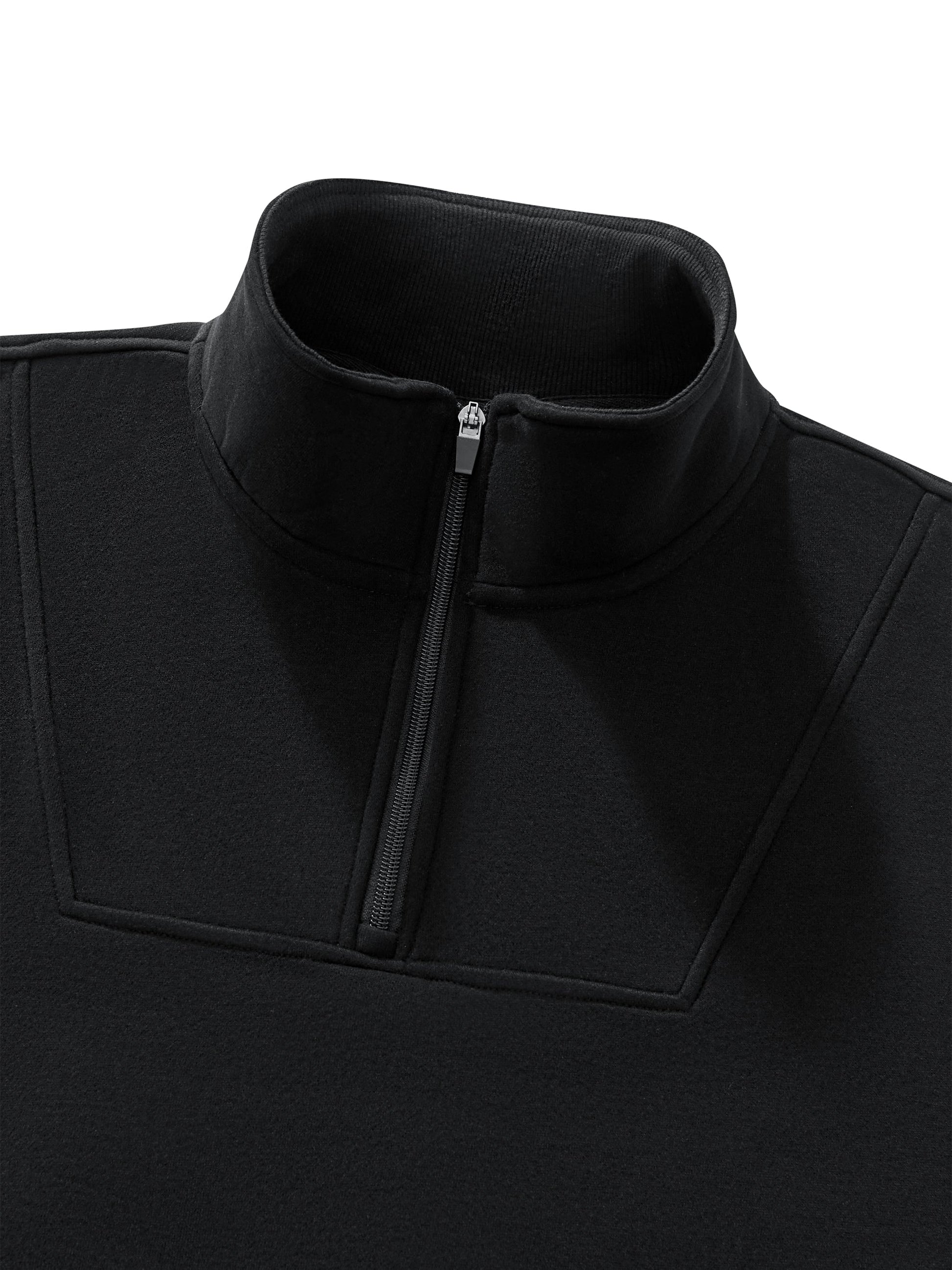 Women’s Loose Fleece Quarter-Zip Sweatshirt ODMPOD