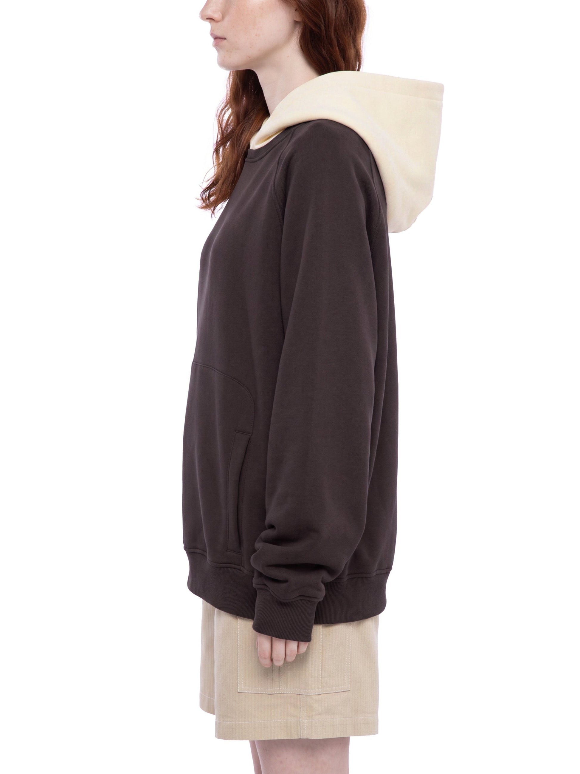 Unisex Fleece Raglan Color Block Hoodie ODMPOD