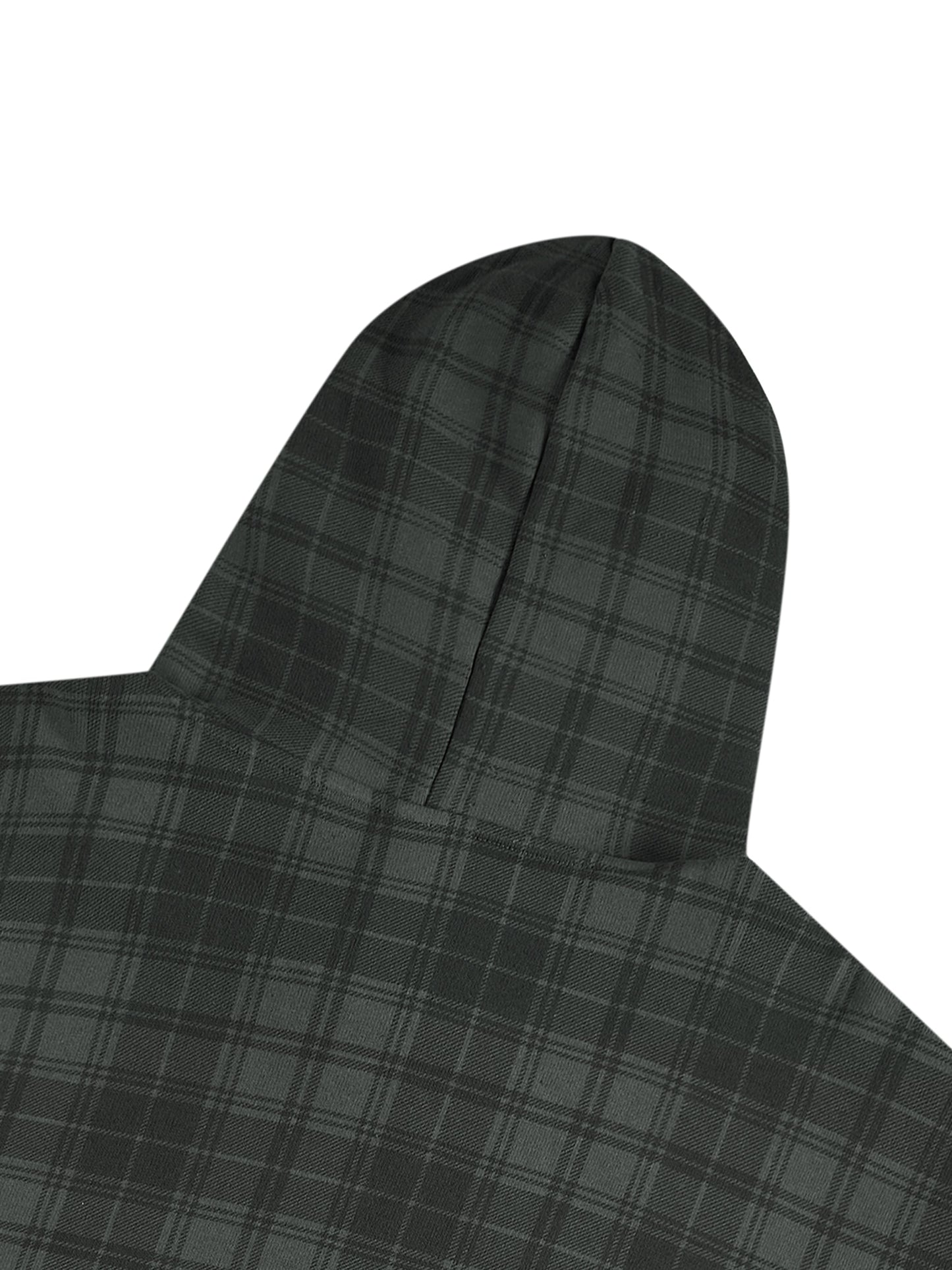 Unisex Plaid Color Block Hoodie ODMPOD