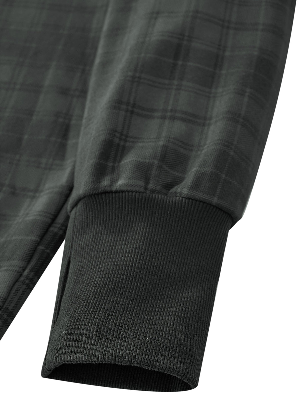 Unisex Plaid Color Block Hoodie ODMPOD