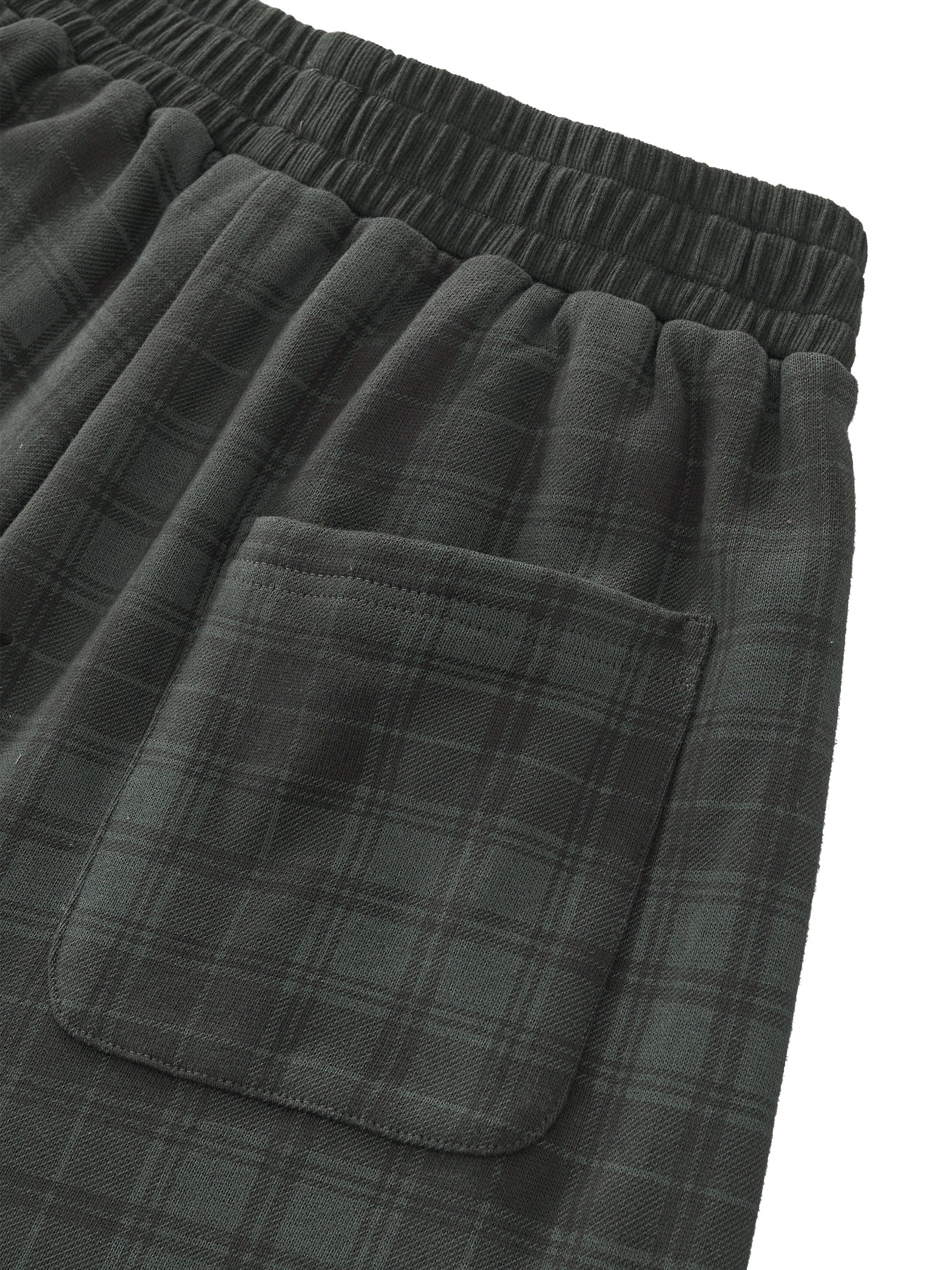 Unisex Plaid Straight Leg Pants ODMPOD