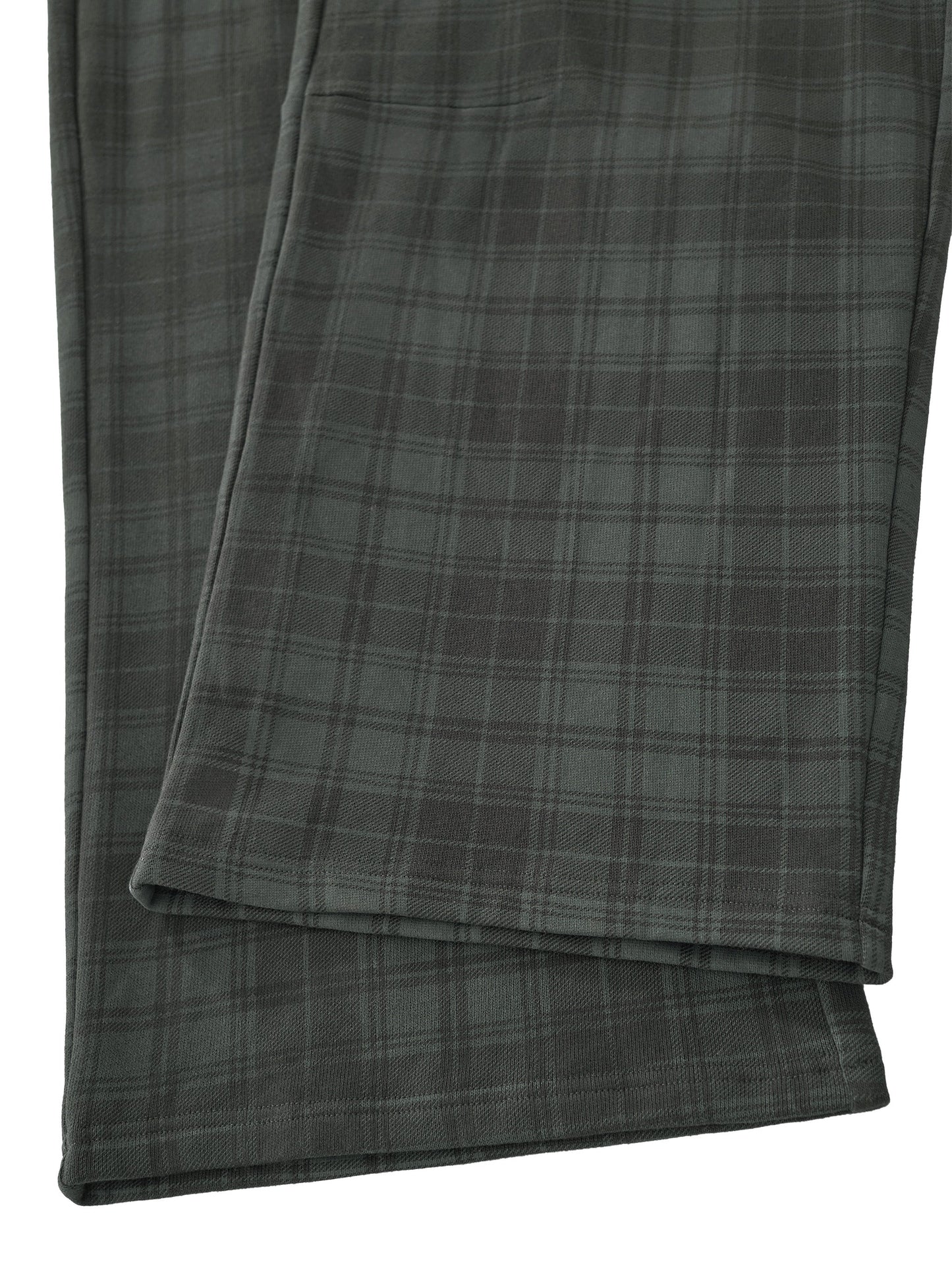 Unisex Plaid Straight Leg Pants ODMPOD