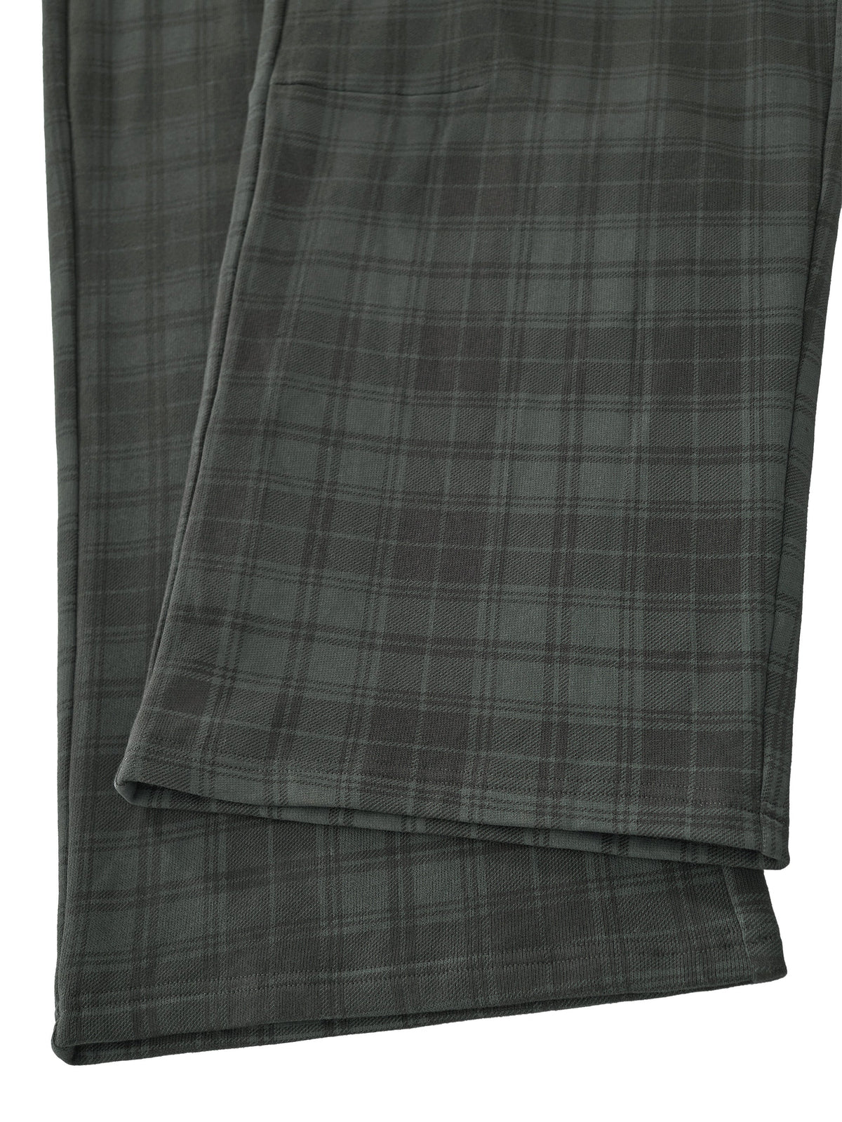 Unisex Plaid Straight Leg Pants ODMPOD