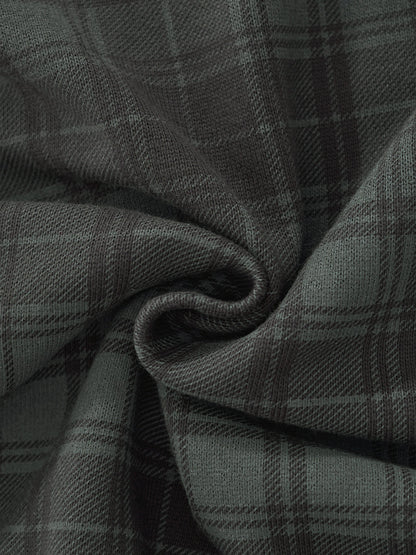 Unisex Plaid Straight Leg Pants ODMPOD