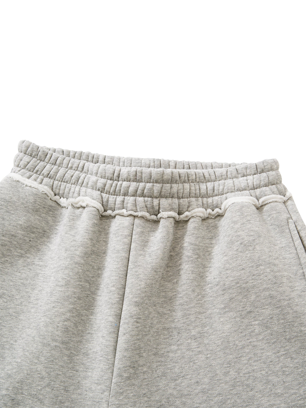 Unisex Raw Edge Fleece Shorts ODMPOD