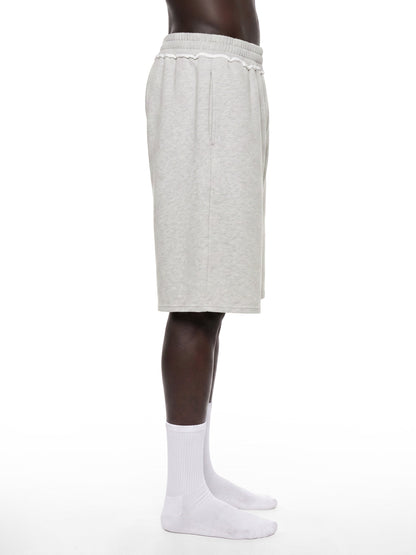 Unisex Raw Edge Fleece Shorts ODMPOD
